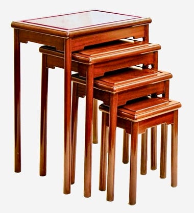 Chinese rosewood nest of tables - Ming style in Oriental Expression SALE