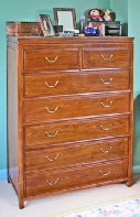 Chinese chest of seven drawers - classic style rosewood
