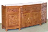 Angle fronted Buffet with dragon carving