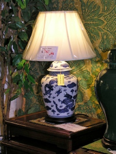 Chinese lamps from £55 including shade