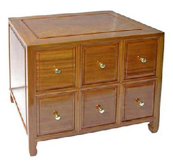 Chinese 6 drawer cabinet - ideal for cd & dvd storage