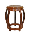 Chinese rosewood Drum stool with 5 legs