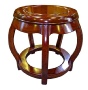 Small Chinese 5 leg stool in rosewood