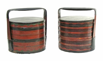 Pair of Chinese Wedding Baskets