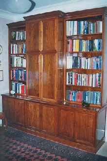 Rosewood bespoke bookcase