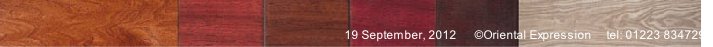 19 September, 2012      ©Oriental Expression     tel: 01223 834729