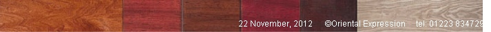 22 November, 2012      ©Oriental Expression     tel: 01223 834729
