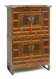 Antique Korean Chest on Chest