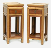 19th Century Flower stand with drawer and shelf