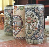 Hand decorated Chinese ceramic umberella stands